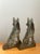 Vintage Bronze Dog Bookends - A Pair For Sale - Image 9 of 16