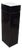 1980s Post Modern Black & White Acrylic Pillar Sculptural Pedestal Stand For Sale