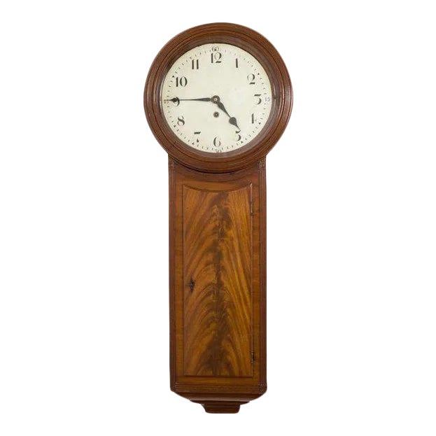 Regency Mahogany Tavern Clock For Sale