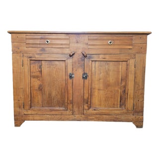 Antique Farmhouse Sideboard in Cherry Wood, 1900 For Sale