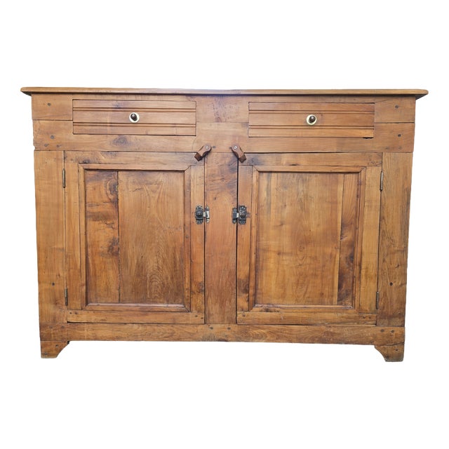 Antique Farmhouse Sideboard in Cherry Wood, 1900 For Sale