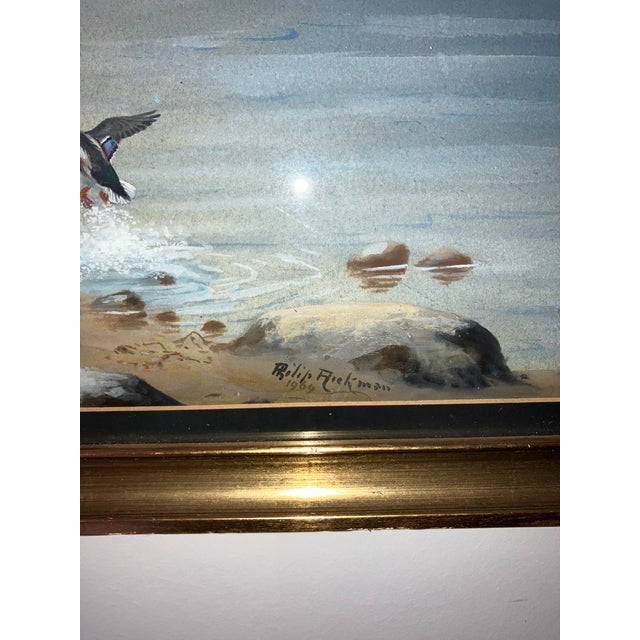 R. Rickman, River Ouse, Sussex, England, 1969, Watercolor, in Very Good conditions. Designed 1960 to 1969 This piece has...