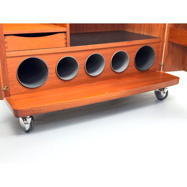 Teak Bar Cabinet by Illum Wikkelsø for CFC Silkeborg, 1960s For Sale - Image 11 of 18