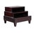 Barbara Barry 1990s Beautiful Barbara Barry for Baker Modern Regency Dark Mahogany Three-Tier Side Table For Sale - Image 4 of 7