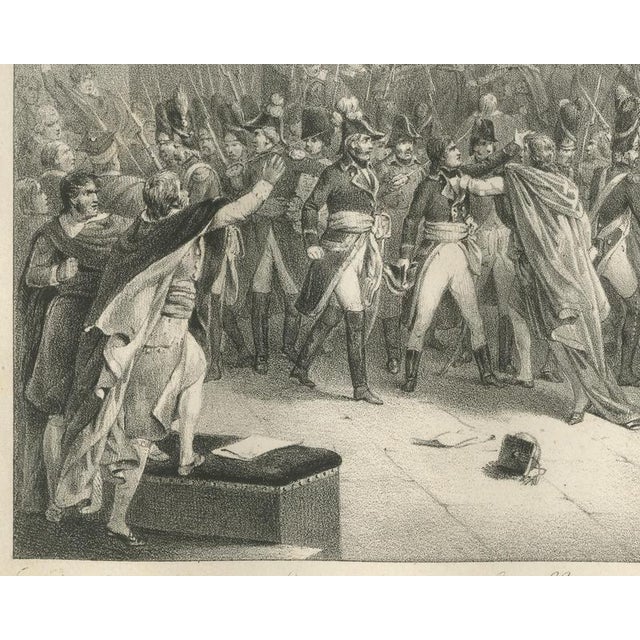 Madou, Bonaparte in the Council of Five Hundred, 1827, Lithograph For Sale - Image 4 of 9