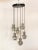Steel and Crystal Chandelier, 1960s For Sale - Image 13 of 13