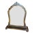 Vintage Tabletop Deco Vanity Mirror For Sale