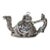 Camel Form "Karawan" Silver-Plated Teapot by Mariage Freres Paris France For Sale