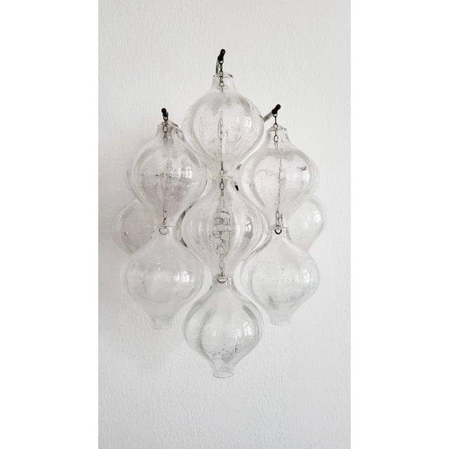 White Vintage Tulipan Flush Mount by J. T. Kalmar, 1960s For Sale - Image 8 of 8