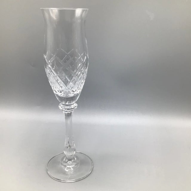 1980s Montclair Champagne Flutes by Mikasa - A Pair For Sale - Image 5 of 13