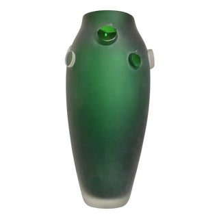 Sculptural Vase in Soufflé Glass by Fernando Agostinho, 1999 For Sale