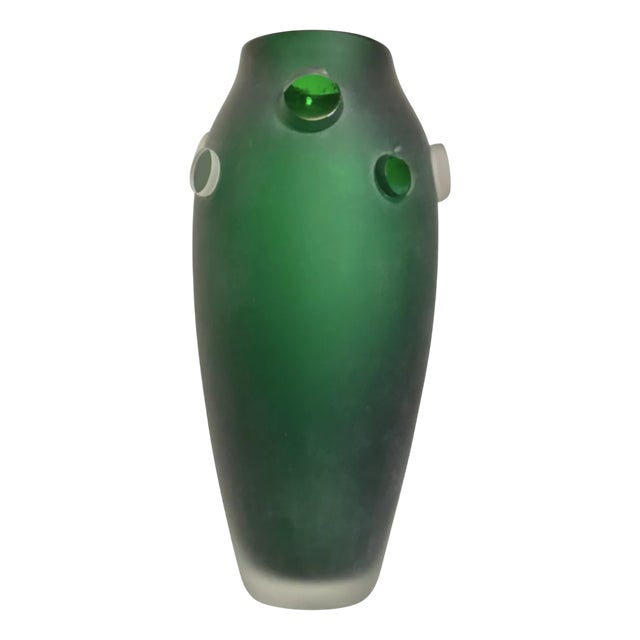 Sculptural Vase in Soufflé Glass by Fernando Agostinho, 1999 For Sale