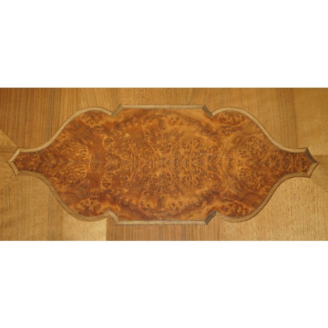 Burr Walnut Bedside Table by Waring & Gillow For Sale - Image 13 of 18