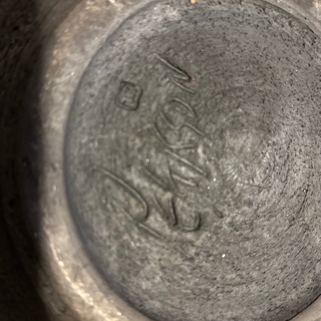 Ceramic Large Raku Vessel For Sale - Image 7 of 8