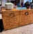 Large Italian Sideboard in Burl Wood and Brass, 1970s For Sale - Image 9 of 10
