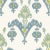An antique Central Asian silk ikat inspired this beautiful and dramatic design. Silky viscose embroidery evokes the tonal...
