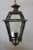 Gray Vintage Brass and Glass Lantern, 1980s For Sale - Image 8 of 14