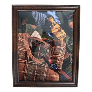Polo Ralph Lauren Framed Advert Sign For Sale