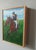 Beautiful day for a ride. It has an impressionist feel. This painting is 5 x 7 inches, acrylic on Ampersand gessobord...