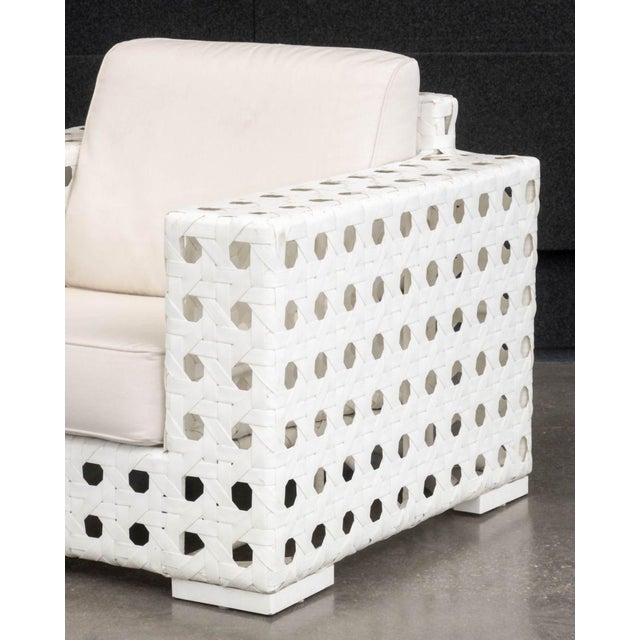 Early 21st Century Skyline Design Lounge Chair and Ottoman For Sale - Image 5 of 9