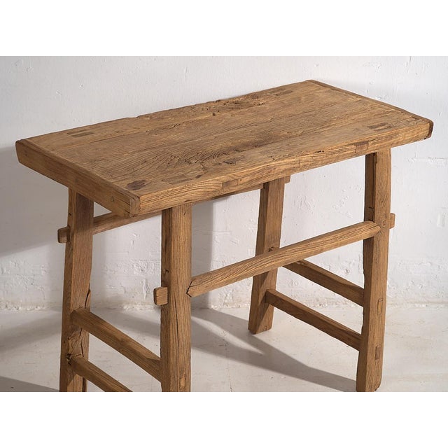 Rustic Antique Hall Console Table, 1920s For Sale - Image 3 of 17
