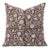Fabdivine Cotton Linen Throw Pillow Cover 14x14 Inch Handcrafted Block Print- Gopi For Sale