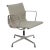 Charles eames ea-108 chair with armrests and without wheels in dust green hopsack and chromed aluminum frame. The chairs...