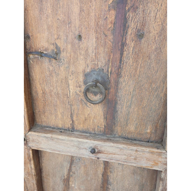 Rustic Antique Doors With Hand Forged Iron Elements For Sale - Image 16 of 17