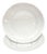 Vintage French Limoges White Porcelain Louis XV Scalloped Plates, Set of 2 For Sale