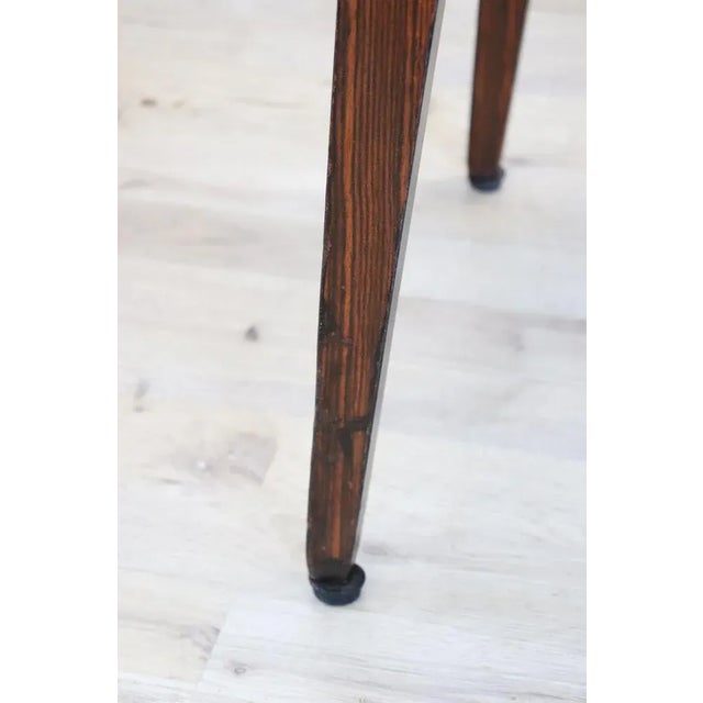 Dining Chairs in Beech Wood and Faux Leather, 1960s, Set of 6 For Sale - Image 3 of 13