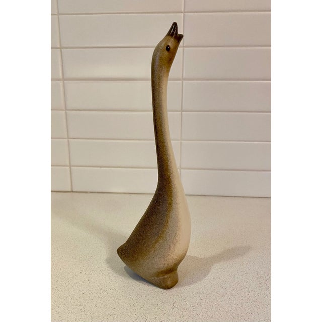 Large Vintage Late 20th Century Howard Pierce Porcelain Goose For Sale - Image 4 of 8