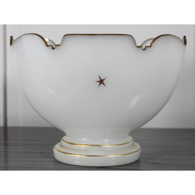 Wedding Cup in Opaline Glass with Fine Gold Gilding For Sale - Image 5 of 8