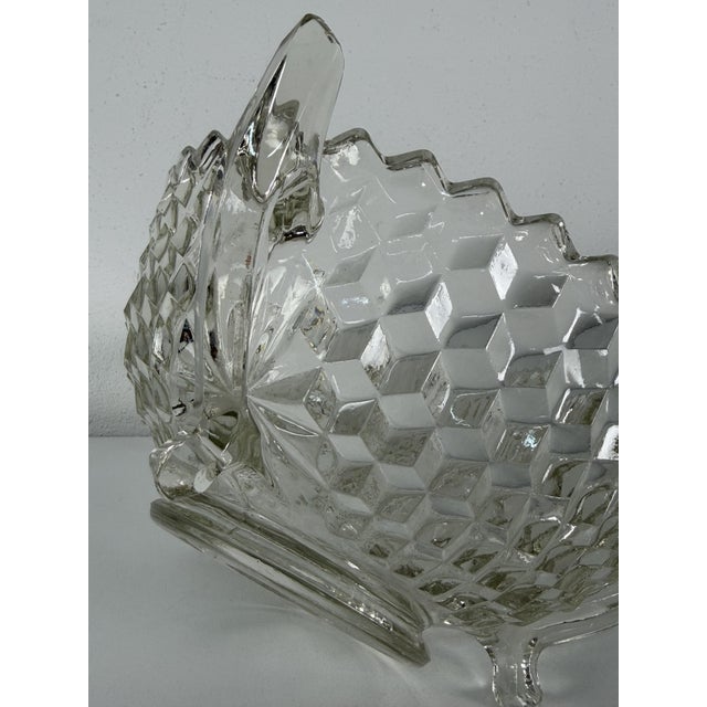 1930s Art Deco Murano Glass Centerpiece Bowl in the style of Barovier & Toso, 1930s For Sale - Image 5 of 15