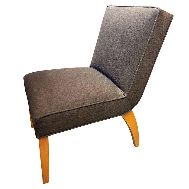 Pair of Mid-Century Thonet Inspired Bentwood Slipper Chairs For Sale - Image 4 of 9