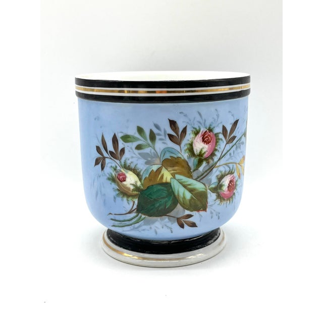 Antique Porcelain Cachepot, France, 1900 For Sale - Image 4 of 17