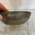 Mid 20th Century Copper Infused Thick Hand Blown Murano Glass Catchall in Green and Blue For Sale - Image 5 of 10
