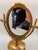 Vintage French Brass Vanity Table Mirror For Sale In Greensboro - Image 6 of 8