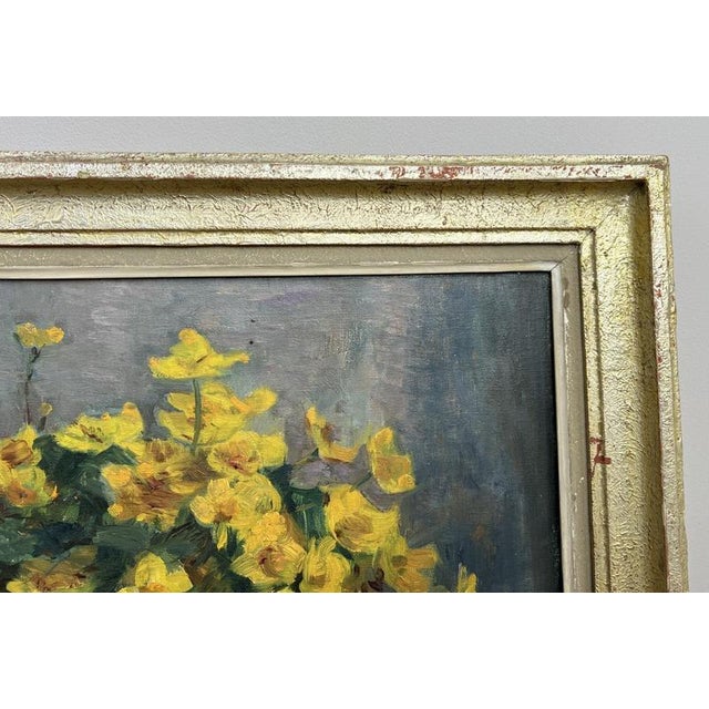 French Artist, Floral Still Life, Oil Painting, Framed For Sale - Image 5 of 14