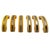Art Deco Bright Yellow Bakelite Drawer Pulls W/ Chrome Strip, Set of 6 For Sale In Los Angeles - Image 6 of 14