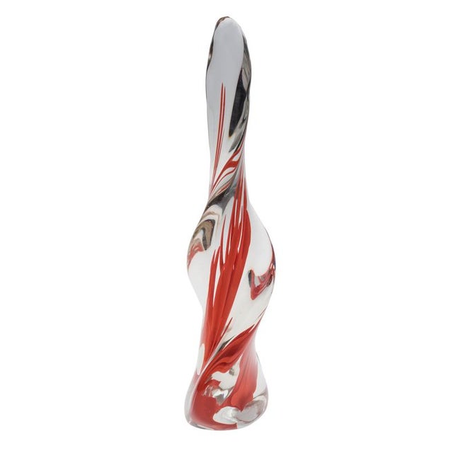 1950s Venini Glass Spiraling Obelisk in Sommerso Glass, Italy, 1951 For Sale - Image 5 of 6
