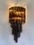 Mid-Century Modern Set of Two Venetian Fumè "Quadriedro" Murano Glass Wall Sconces For Sale - Image 3 of 11