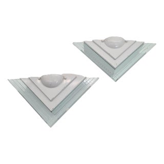 Geometric Model 1302s Lighting House Wall Lamps, 1990s, Set of 2 For Sale