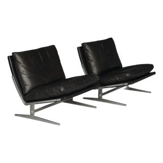 Bo-561 Easy Chairs by Preben Fabricius & Jørgen Kastholm for Bo-Ex, 1960s, Set of 2 For Sale