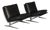 Bo-561 Easy Chairs by Preben Fabricius & Jørgen Kastholm for Bo-Ex, 1960s, Set of 2 For Sale