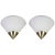 Glass German Opal Glass Sconces by Limburg, Set of 2 For Sale - Image 7 of 7