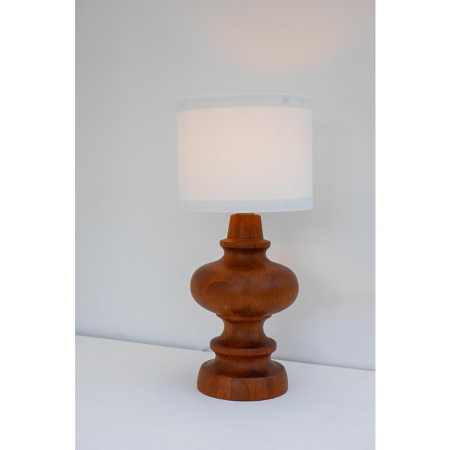 Mid-Century Modern Scandinavian Oak Table Lamp from Möllers For Sale - Image 14 of 15