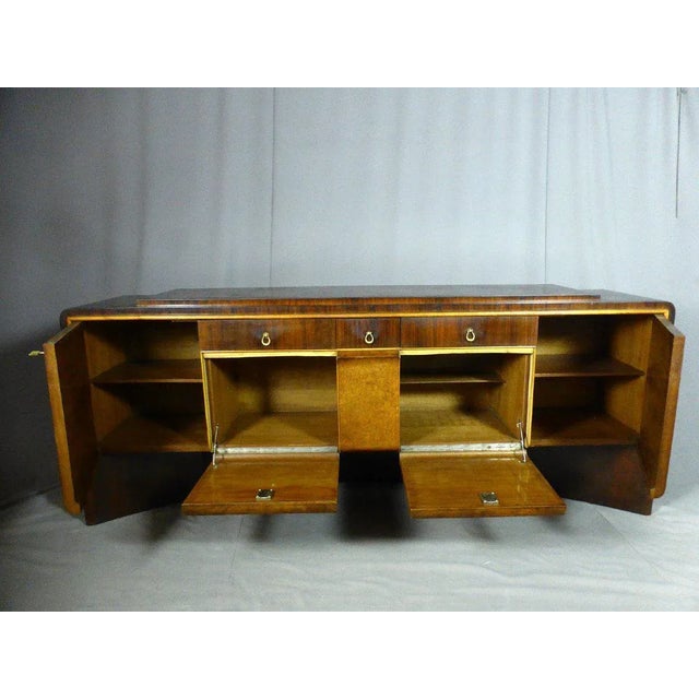 Grand Buffet in Elm by Osvaldo Borsani For Sale - Image 3 of 10