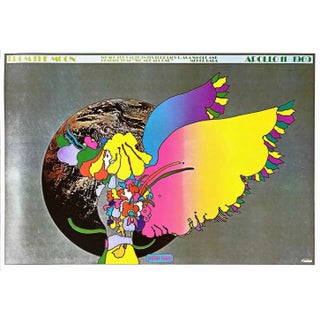 Peter Max Pop Art Poster 20 Apollo Two 1970 For Sale