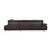 Brown Espresso Leather Loop Corner Sofa with Manual Function from Willi Schillig For Sale - Image 17 of 18