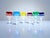 Italian Colored Cut Crystal Liqueur Glasses from Artigianato Italiano, 1980s, Set of 6 For Sale - Image 9 of 12